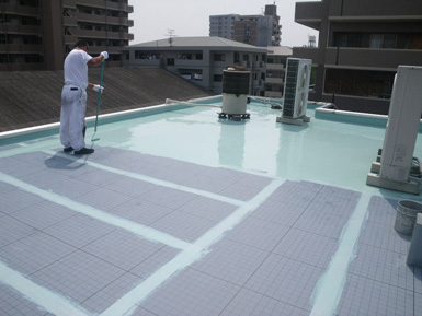 塗膜防水塗り